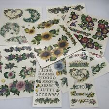 Vintage decal sheets for sale  RETFORD