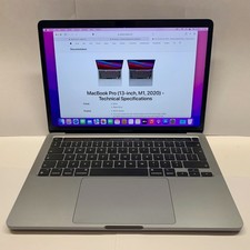 APPLE MacBook Pro 13” M1 / 8 GB RAM / 256 GB SSD / 2020 LAPTOP okazja na sprzedaż  PL