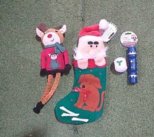 Festive santa stocking for sale  BATLEY