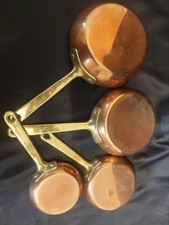vintage french copper pan for sale  GRANTHAM