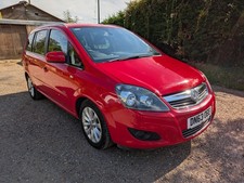 Vauxhall zafira 2013 for sale  BRENTWOOD