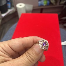 Gold ring cluster for sale  Los Angeles