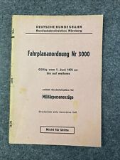 Fahrplananordnung 3000 1975 gebraucht kaufen  Regensburg