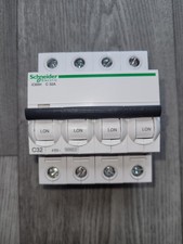 Schneider c32 mcb for sale  DERBY