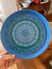 Vintage blue patterned for sale  LIVERPOOL
