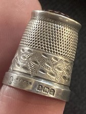 Antique silver thimble for sale  OLDHAM