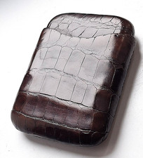 Antique crocodile leather for sale  SAFFRON WALDEN