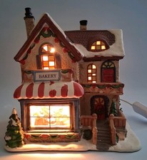 Christmas village bakery for sale  AMLWCH