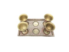 Vintage etched brass for sale  Olympia Fields
