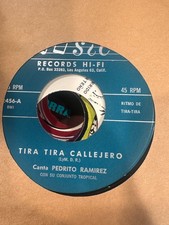 Latin 45 Music Pedrito Ramirez Conjunto Tropical Tira Tira Callejero Severa VG+ comprar usado  Enviando para Brazil