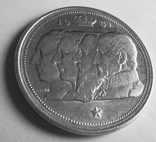 100f belge argent d'occasion 100f belge argent d'occasion  Ottange