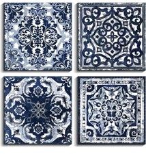 Blue damask pattern for sale  Buchanan