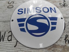 Emailschild simson werkstatt gebraucht kaufen  Wesendorf