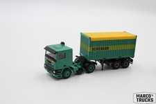 Herpa Roskopf DAF 95 Tankcontainersattelzug „Schenker“ Umbau 1:87 /H23710, usado comprar usado  Enviando para Brazil