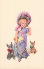 Postcard fantasy illustrated d'occasion  Expédié en Belgium