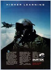 1985 Burtek Aviation Ad Jet Fighter simulador de voo cockpit piloto da força aérea comprar usado  Enviando para Brazil