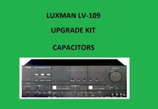 Amplificador estéreo LUXMAN LV-109 KIT DE REPARACIÓN - todos los condensadores comprar usado  Enviando para Brazil
