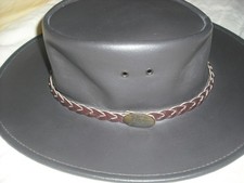 Brown leather hat for sale  SKIPTON
