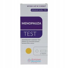 Test menopauza, płytkowy, 1 opakowanie (2 testy), używany na sprzedaż  PL