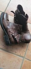 Stiefelette braun leder gebraucht kaufen  Schneverdingen