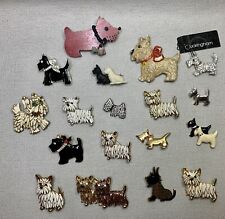 scottie dog brooch for sale  RUGBY