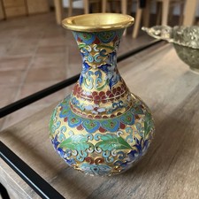 Cloisonné vase blumen gebraucht kaufen  Anröchte