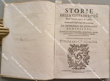 Firenze anno 1637. usato  Pistoia