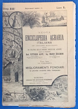 Enciclopedia agraria italiana usato  Italia