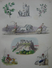 Gravure grèce acropole d'occasion  Brumath