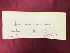 Autogramm peter weck usato  Guidonia Montecelio