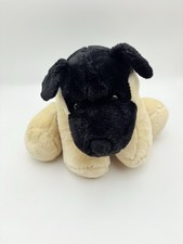 Brinquedo grande flexível marrom preto cachorro de pelúcia pastor alemão Commonwealth comprar usado  Enviando para Brazil