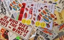 Vintage sticker stickers d'occasion  Expédié en Belgium