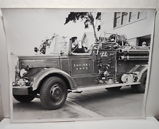 1940's Mack Truck Fire Engine 1 S.M.F.D Leaving Station 21 11" x 14" foto JBX53 comprar usado  Enviando para Brazil