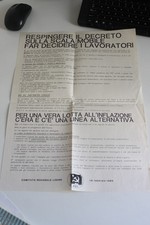 Volantino propaganda pci usato  Genova