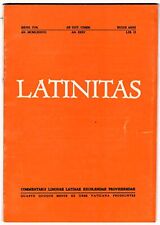 Latinitas 1987 usato  Ariccia