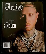 INKED Magazine. March 2023. Matt Zingler. Tattoo. Lifestyle., usado comprar usado  Enviando para Brazil