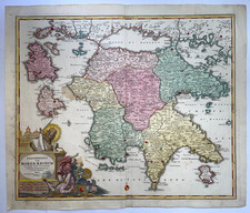 Morea greece 1710 d'occasion  Paris VI