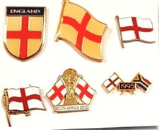 Bandeiras da Inglaterra - pequena coleção de vários emblemas de esmalte das bandeiras da Inglaterra comprar usado  Enviando para Brazil