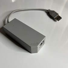 Adaptador Ethernet oficial genuíno Nintendo Wii Switch LAN RVL-015 comprar usado  Enviando para Brazil