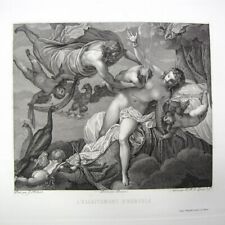 Gravure allaitement hercule d'occasion  Nogent-le-Roi