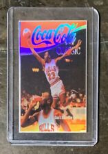 Tarjeta de tabaco refractor mini insertado Michael Jordan 1989 Coca Cola—Chicago Bulls segunda mano  Embacar hacia Argentina