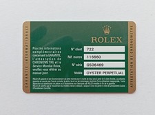Rolex guarantee warranty usato  Corropoli