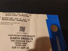 Garth brooks tickets for sale  Ireland