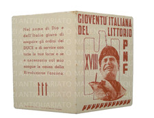 Tessera ventennio regno usato Tessera ventennio regno usato  Cremona