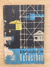 Ddr broschüre arbeitsschutz gebraucht kaufen  Berlin