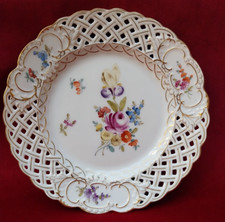 Assiette saxe porcelaine d'occasion  La Ferrière-sur-Risle