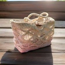 Straw summer tote for sale  Andersonville