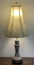 large earth tone ceramic lamp for sale  Hickory