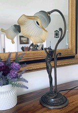 Tischlampe messing lampe gebraucht kaufen  Berlin