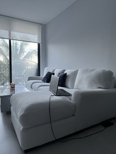 White fabric two for sale  Fort Lauderdale